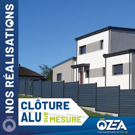 Cloture alu sur mesure